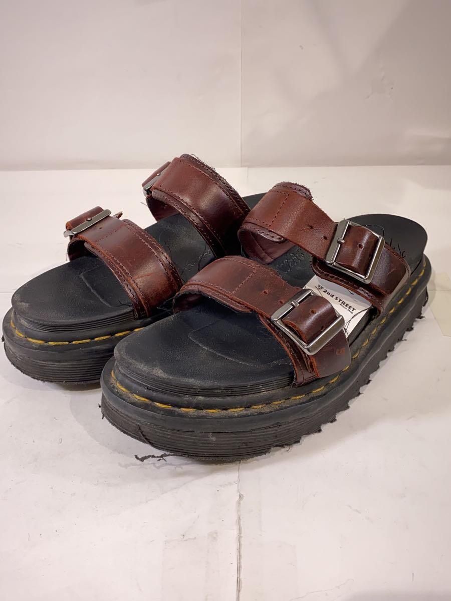 Dr.Martens◆シャークソール/サンダル/US6/ブラウン_画像2