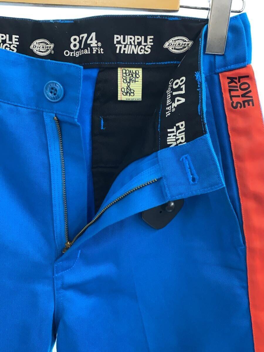 DICKIES◆ボトム/31/ポリエステル/BLU_画像3