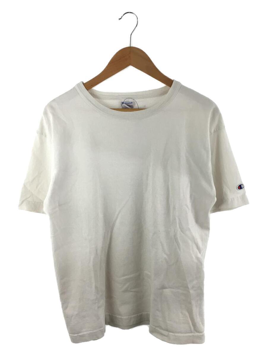 Champion◆Tシャツ/L/コットン/WHT/T1011/made in usa//_画像1