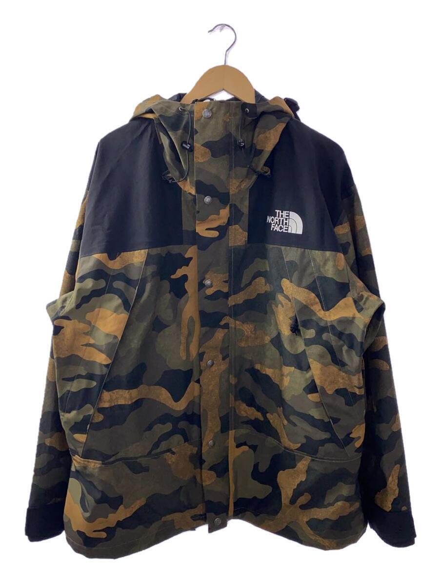 THE NORTH FACE◆MOUNTAIN JACKET/GORE-Tマウンテンパーカ/XL/ゴアテックス/GRN/カモフラ/NF0A3XEJ//_画像1