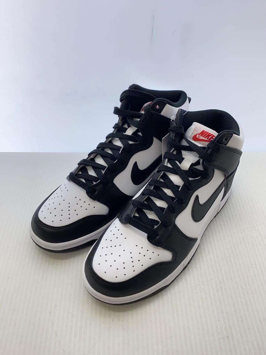 NIKE◆DUNK HIGH_ダンク ハイ/25cm/WHT/レザー//_画像2