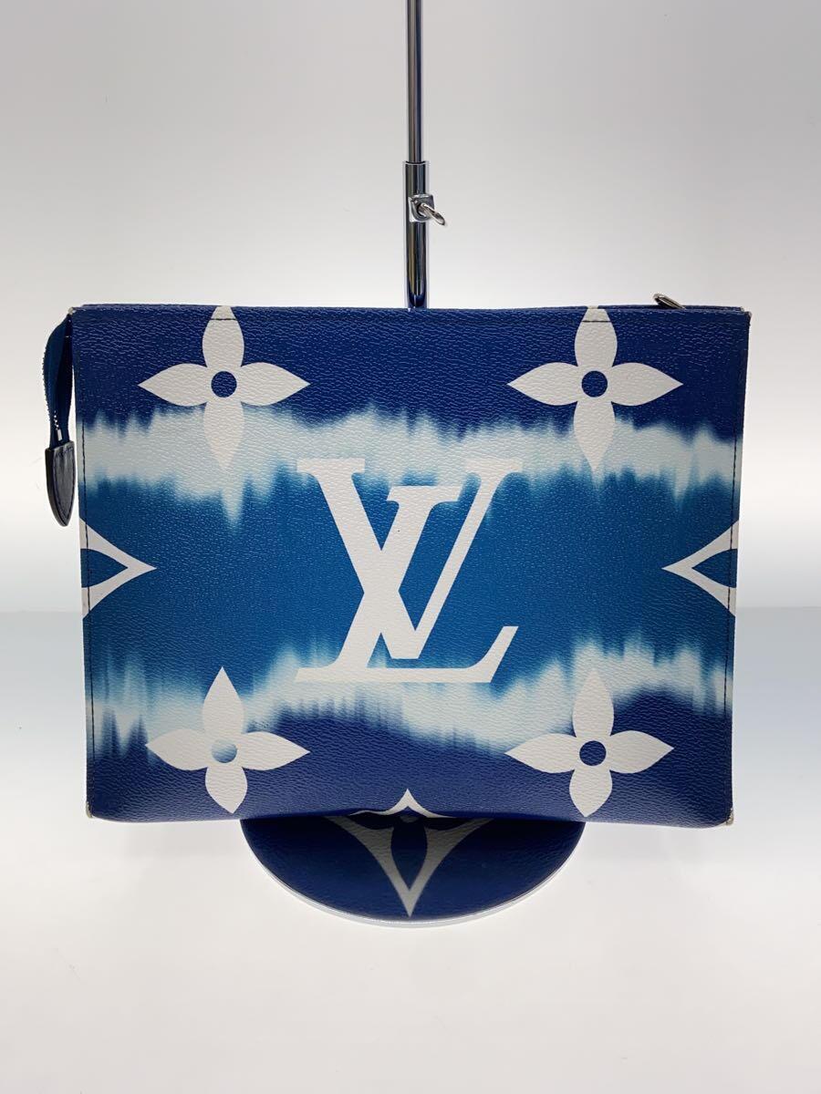 LOUIS VUITTON◆クラッチバッグ/-/BLU/総柄/M69136//_画像3