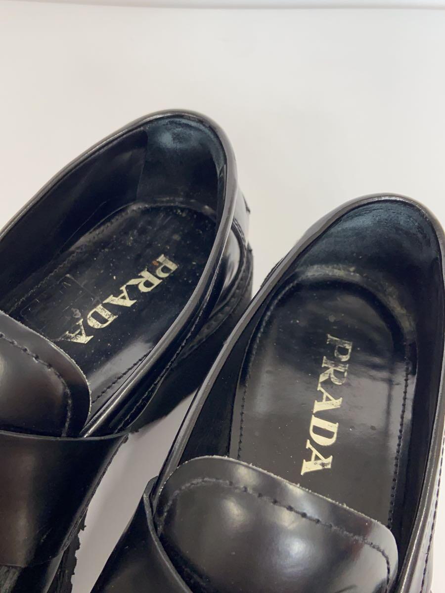 PRADA◆ローファー/US6/BLK/レザー/2DG 013//_画像9