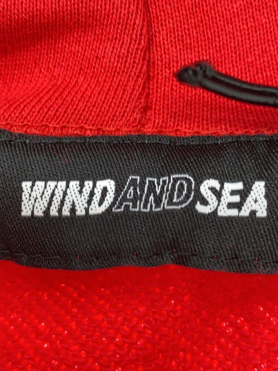 WIND AND SEA◆パーカー/XL/コットン/RED/WDS-20A-TPS-05_画像3