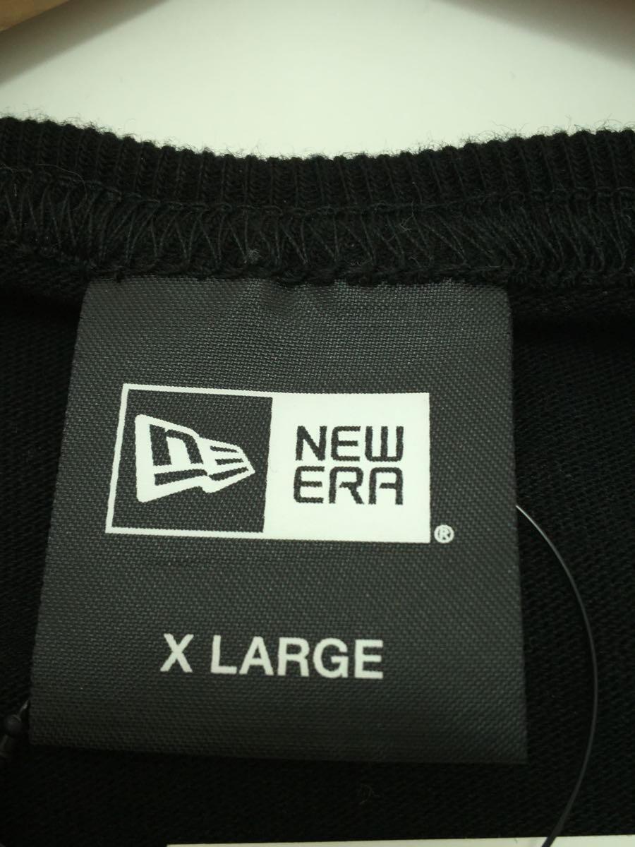 NEW ERA◆カットソー/XL/コットン/BLK/プリント//_画像3