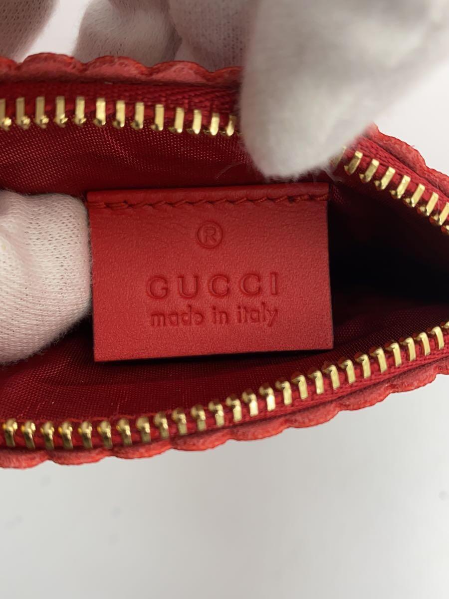 GUCCI◆コインケース/イチゴ/レッド/レディース/576493_画像3