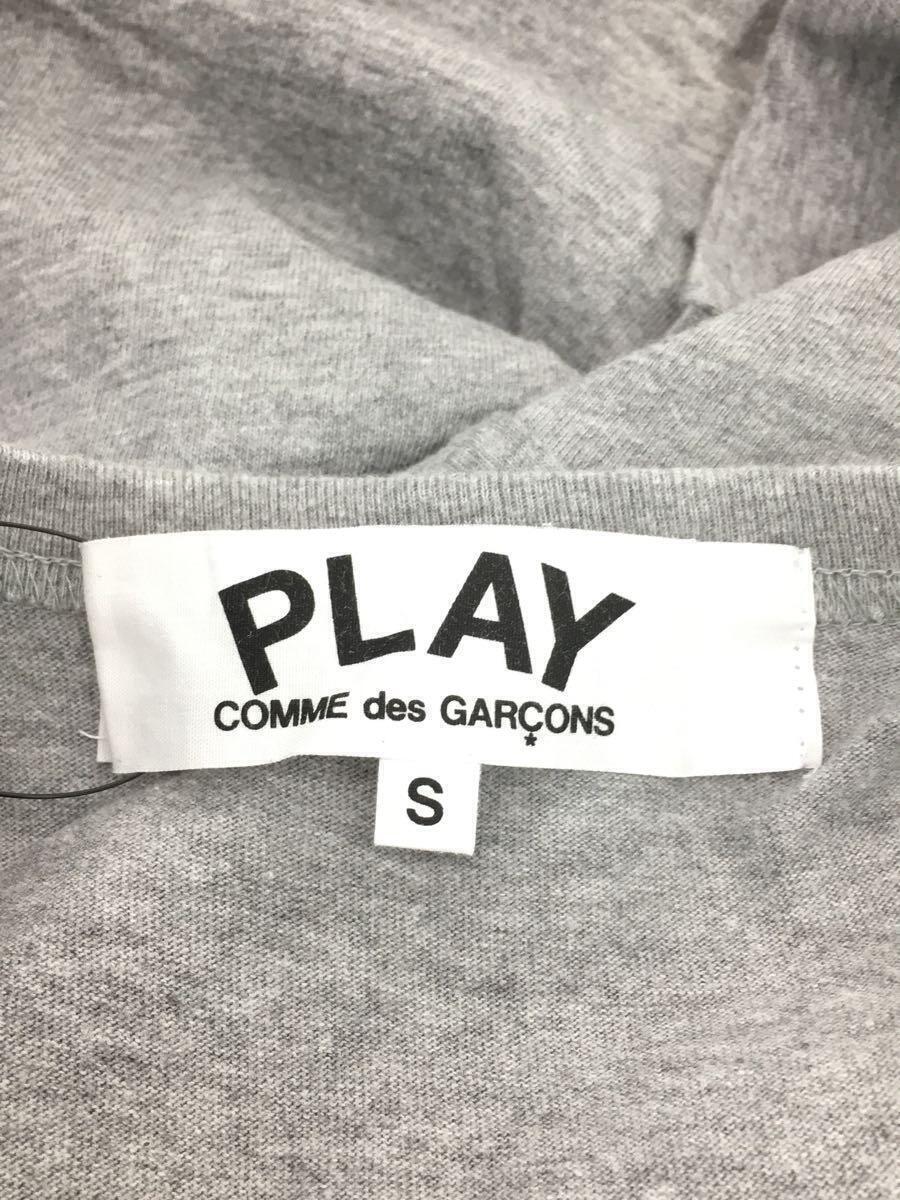 PLAY COMME des GARCONS◆Tシャツ/S/コットン/GRY/AZ-T142//_画像3