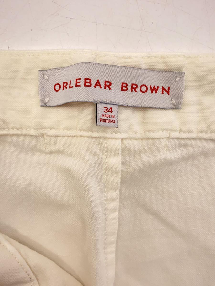 ORLEBAR BROWN/オールバー・ブラウン/ボトム/34/コットン/WHT/無地_画像4