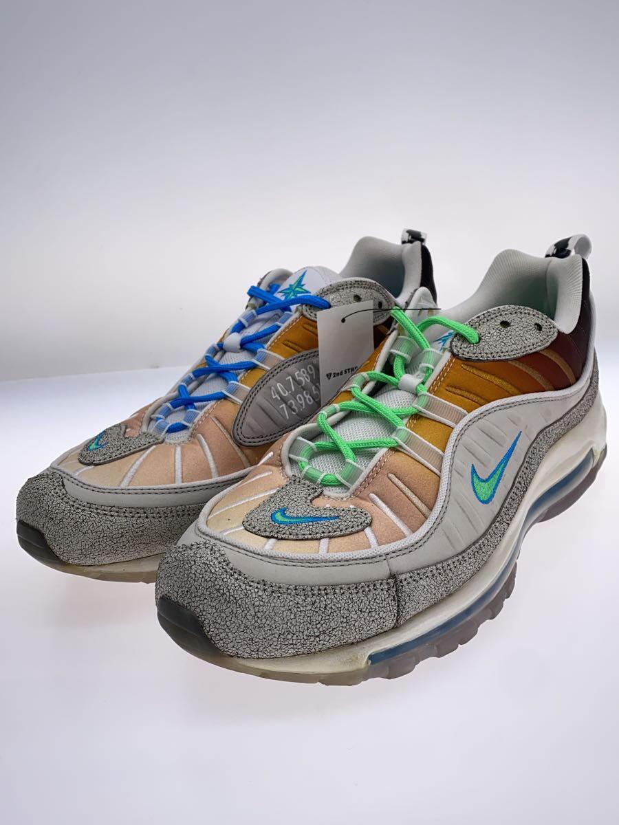 NIKE◆汚れ有/AIR MAX 98 OA GS/エアマックス/アイボリー/CI1502-001/28.5cm/GRY_画像2