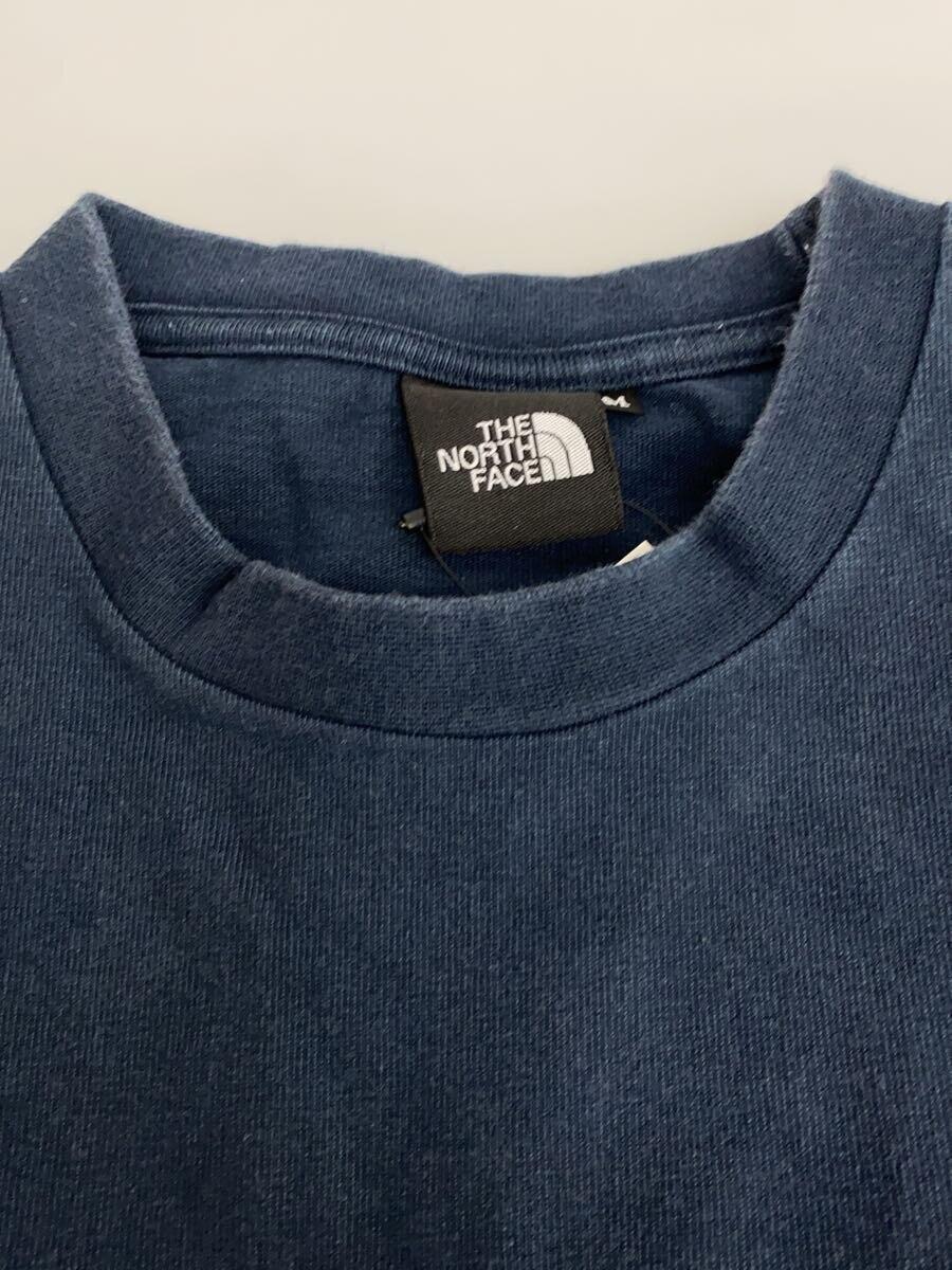 THE NORTH FACE◆S/S SMALL SQUARE LOGO TEE_ショートスリーブ スモール スクエア ロゴ ティー/M/コットン_画像6