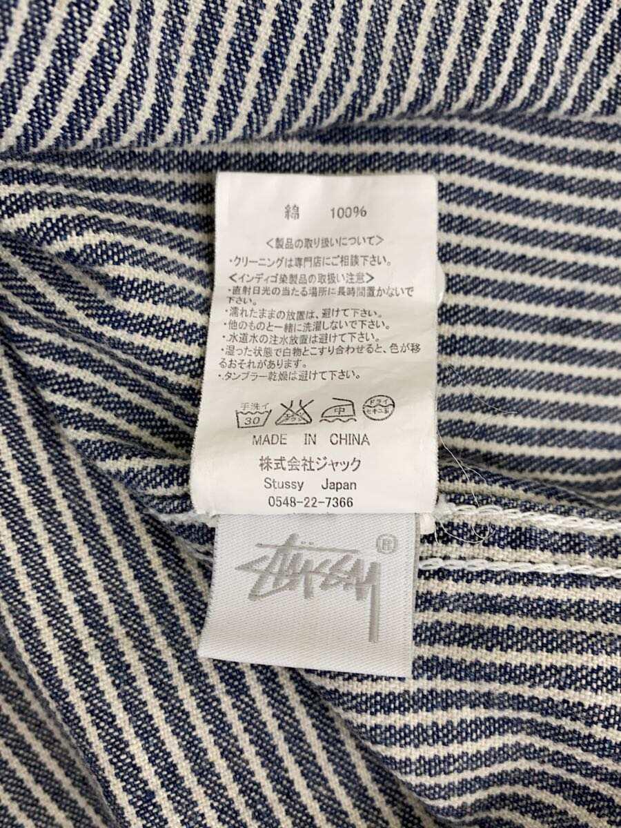 STUSSY◆Gジャン/S/コットン/ストライプ_画像4