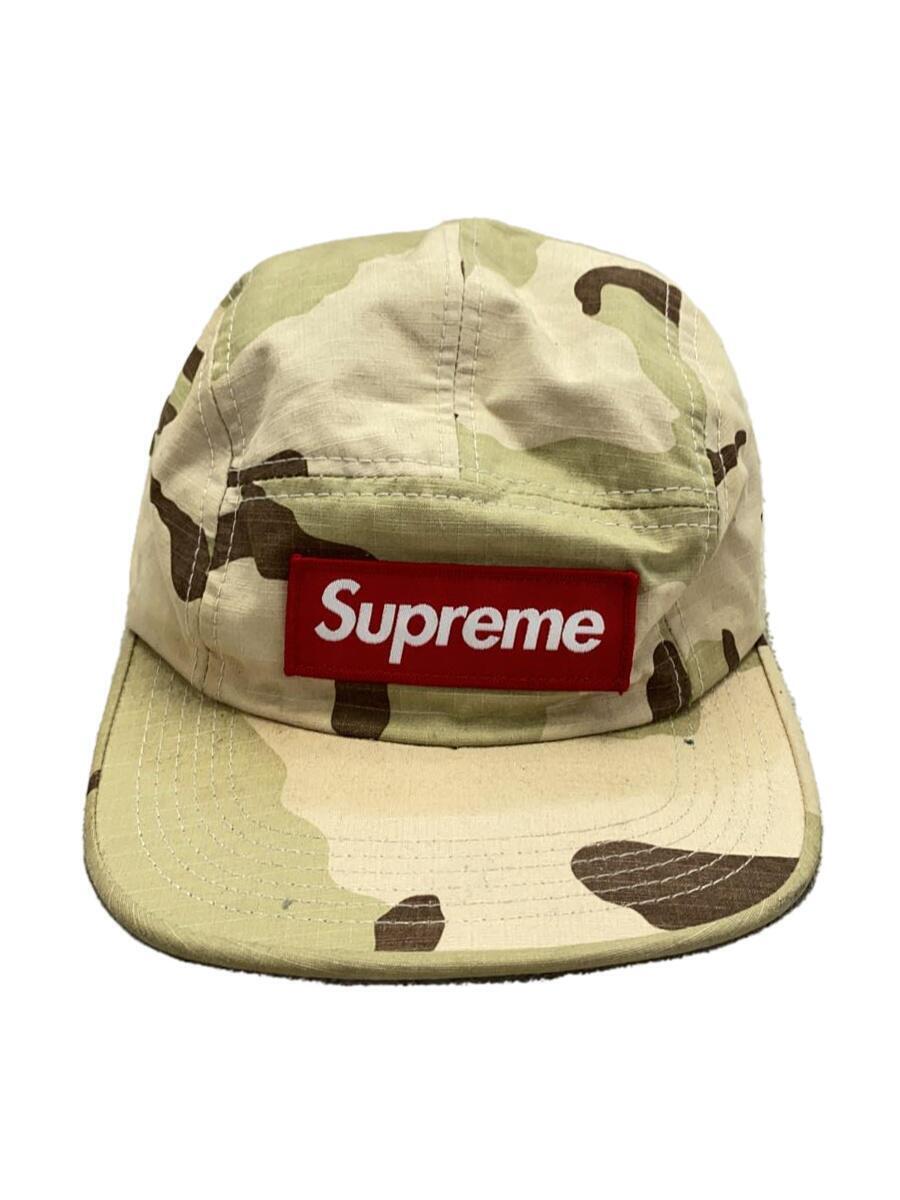 Supreme◆17SS/ボックスロゴキャップ/-/コットン/BEG/カモフラ/メンズ_画像1