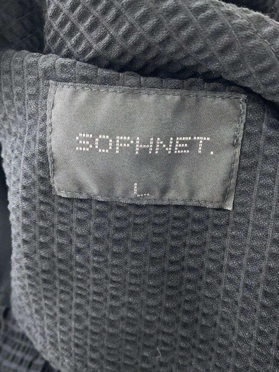 SOPHNET.◆スラックスパンツ/-/コットン/ブラック/無地/SOPH-240030/24SS_画像4