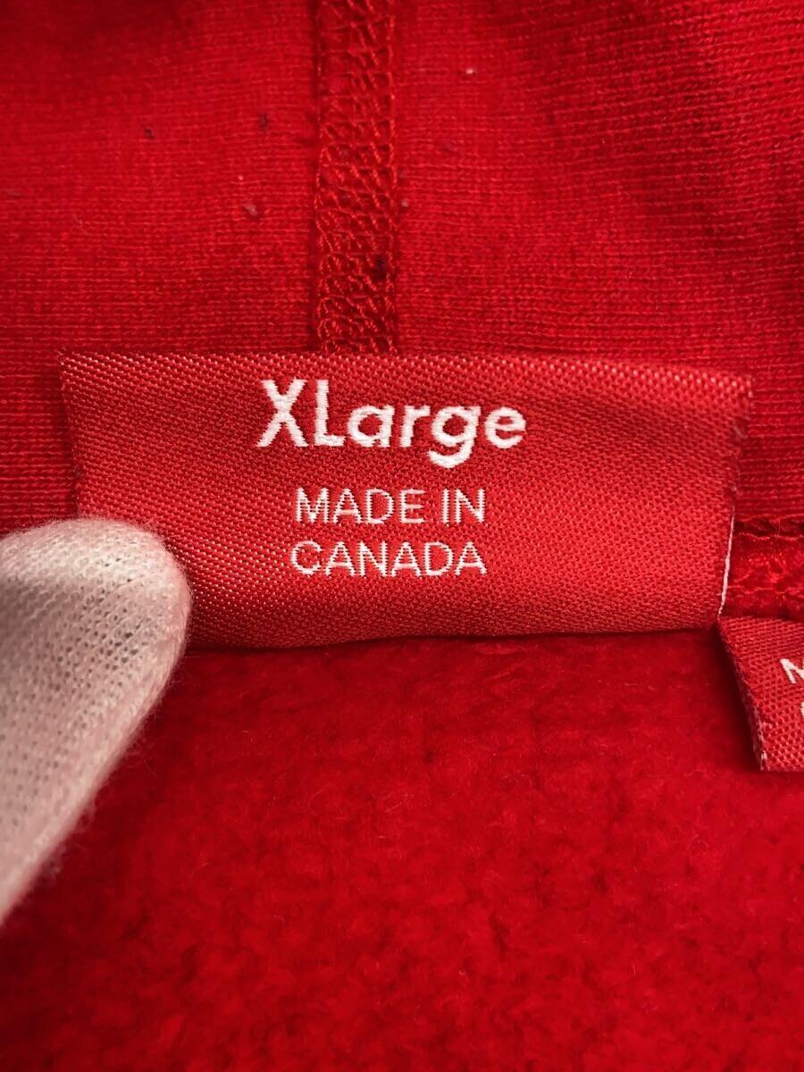 Supreme◆Cross Box Logo Hooded Sweatshirt/XL/RED/首元ヨゴレ有/着用感有_画像4