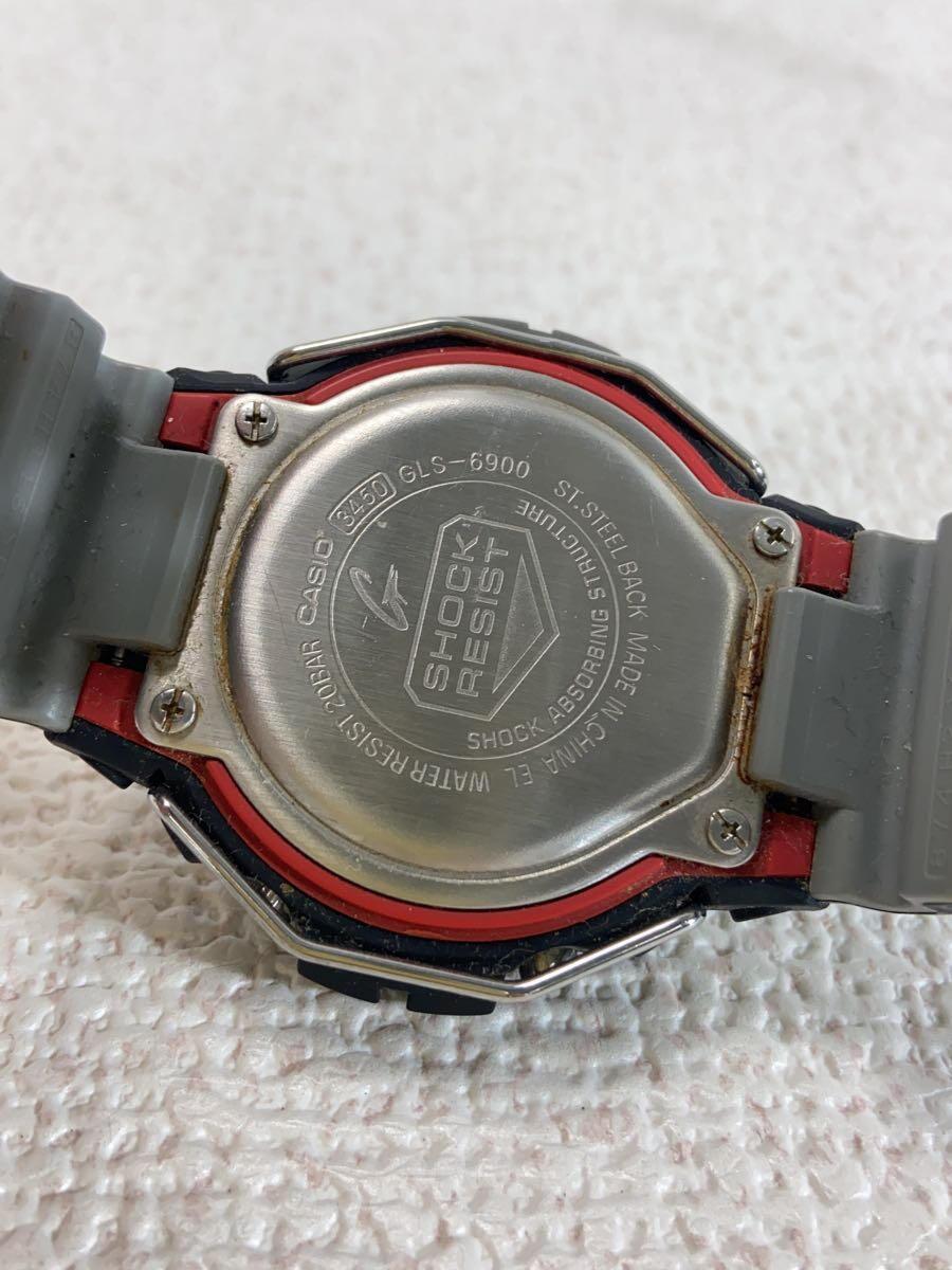CASIO◆クォーツ腕時計・G-SHOCK/デジタル/ラバー/BLK_画像3