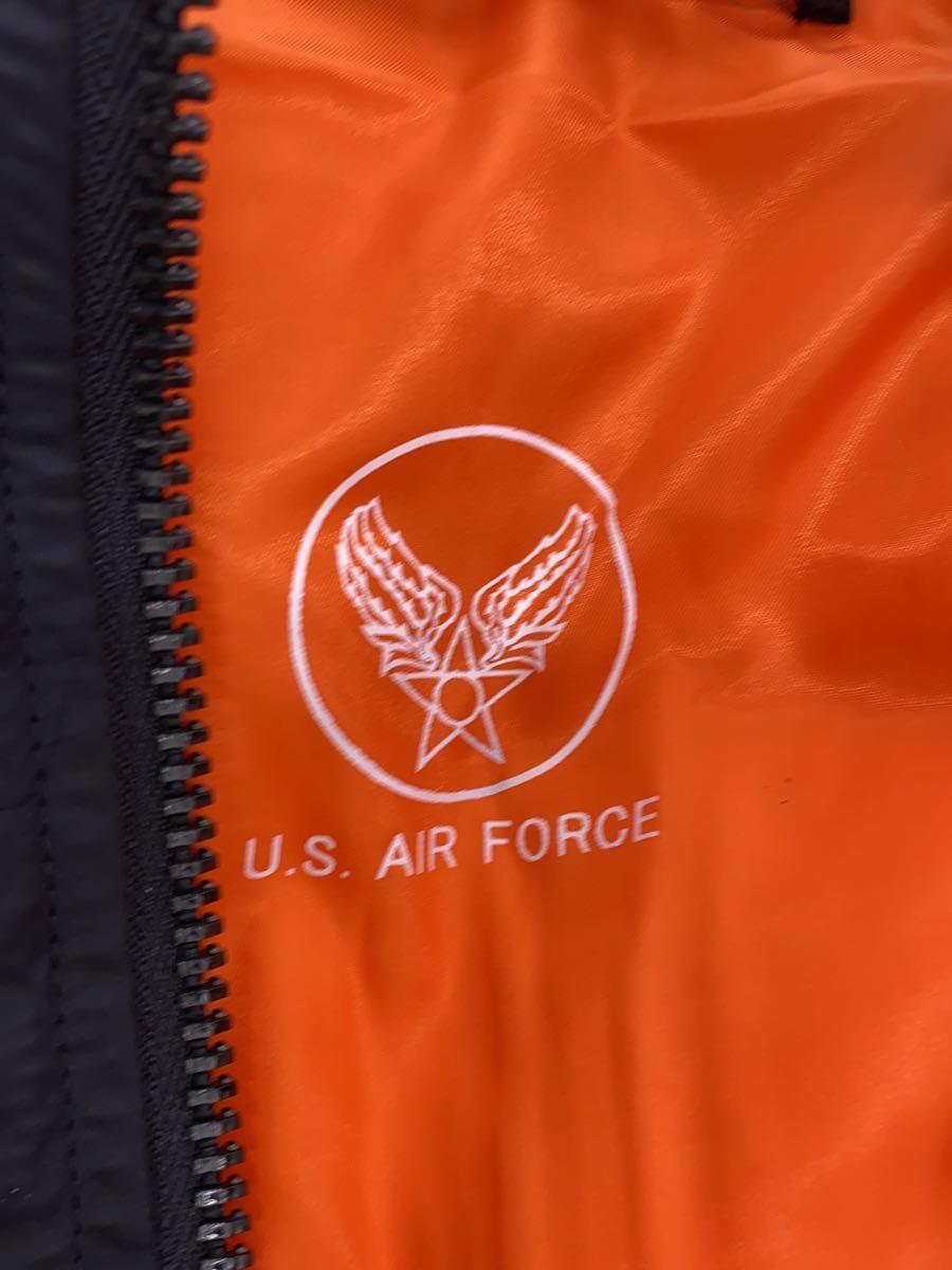 U.S.AIR FORCE◆ジャケット/M/ナイロン/BLK/17WP37_画像3