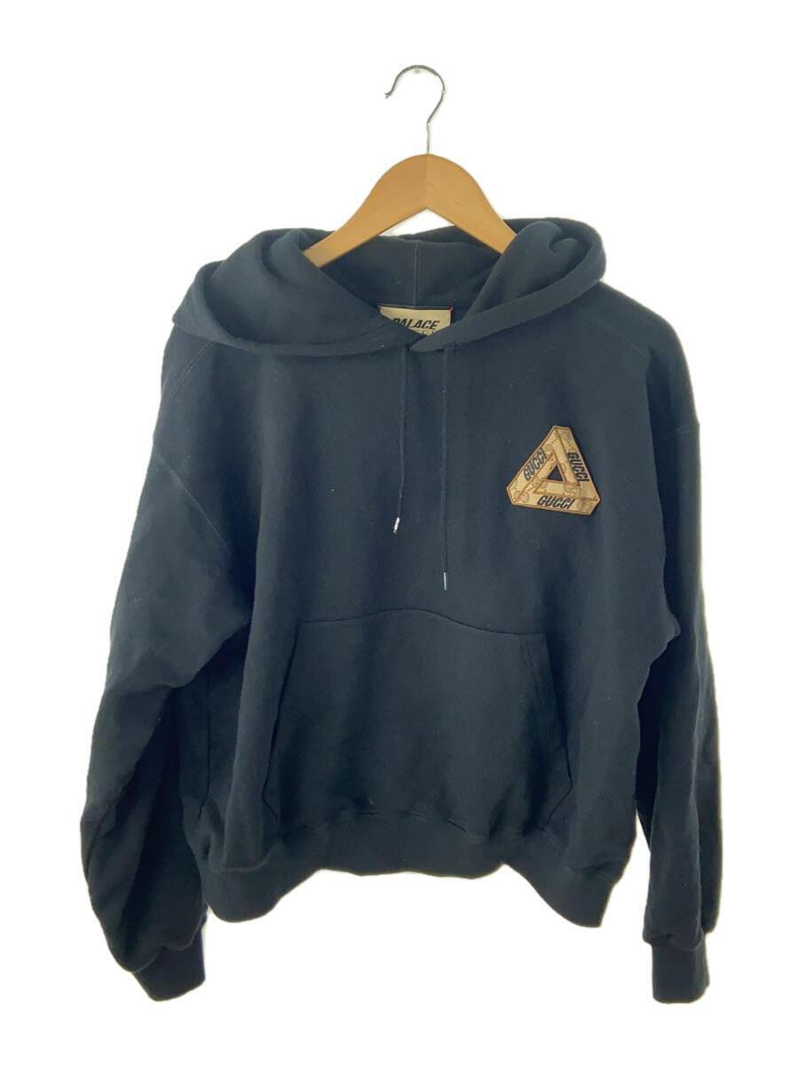GUCCI◆パーカー/S/コットン/22AW Tri-Ferg GG Patch Hoodie_画像1
