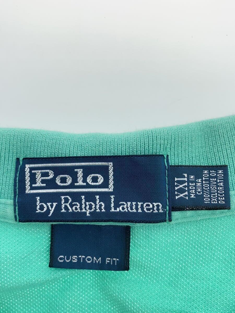 POLO RALPH LAUREN◆ポロシャツ/XXL/コットン/GRN_画像3