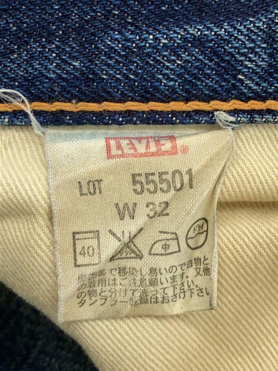 Levi’s Vintage Clothing◆ストレートパンツ/32/デニム/IDG/無地/55501_画像5