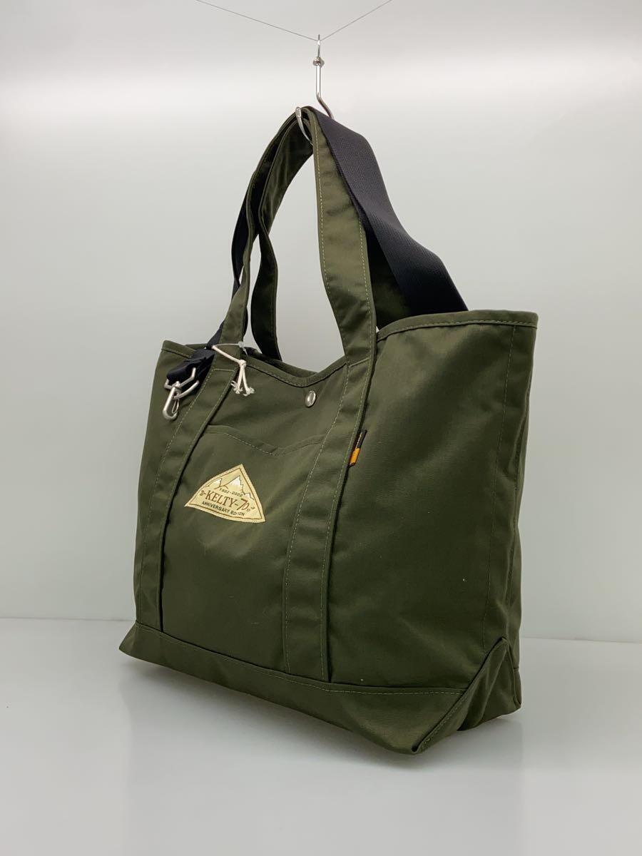 KELTY◆70TH ANNIVERSARY NYLON TOTE S/トートバッグ/ナイロン/KHK/2592479_画像2