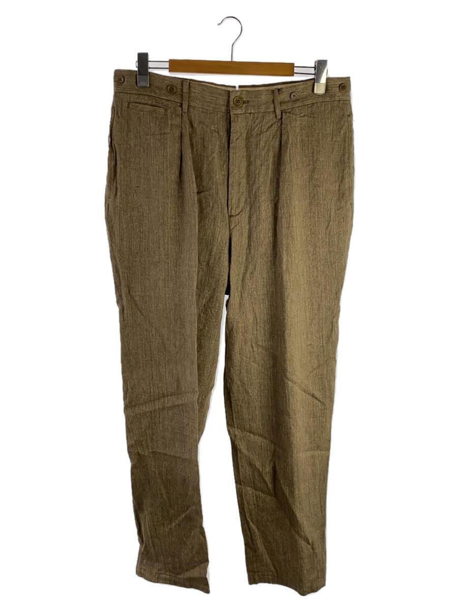 Nigel Cabourn◆GENTLEMAN PANT CHAMBRAY/ボトム/36/リネン/BRW/8040-00-50006_画像1