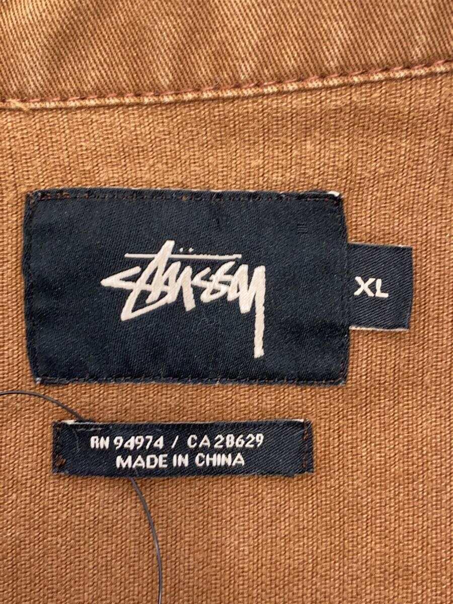 STUSSY◆ジャケット/XL/コットン/BRW/111956_画像3