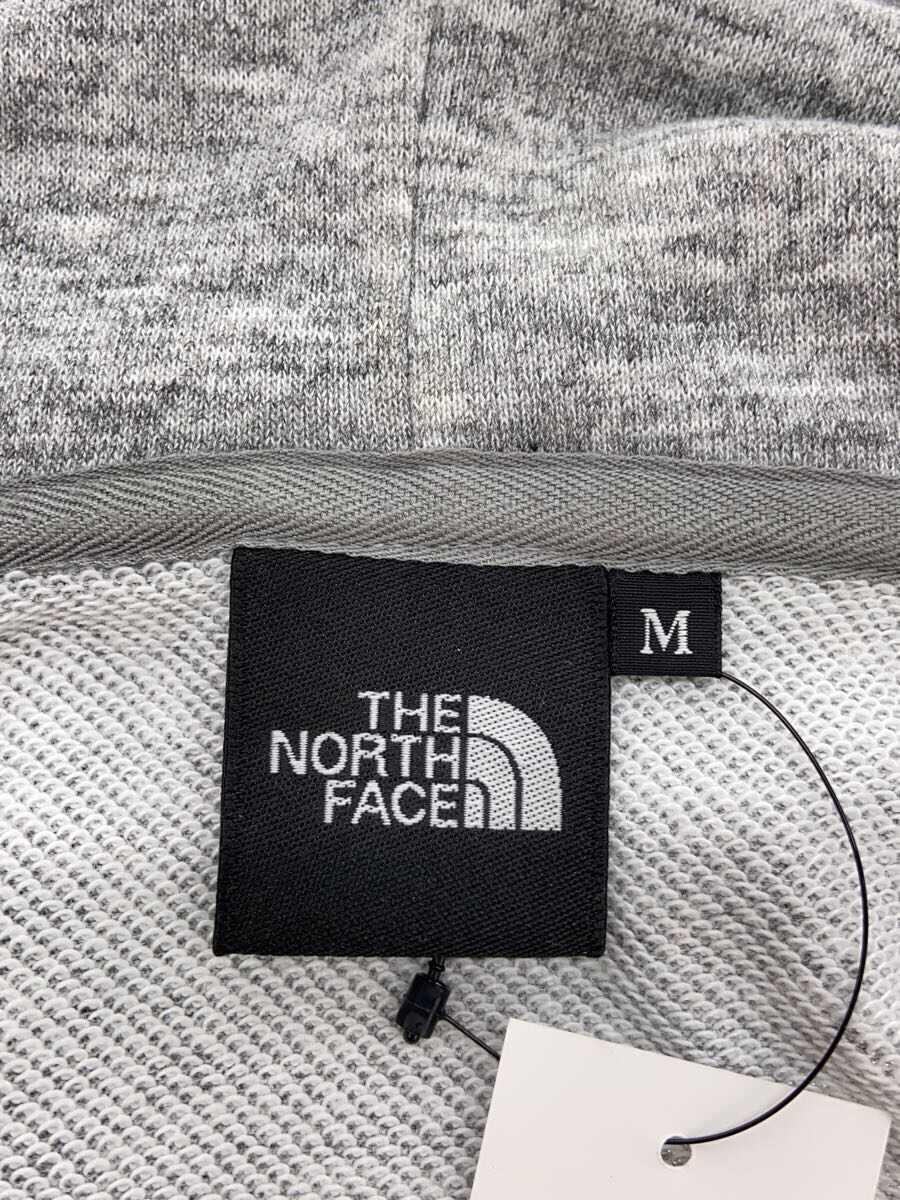 THE NORTH FACE◆SQUARE LOGO FULLZIP_スクエアロゴフルジップ/M/ポリエステル/GRY_画像3