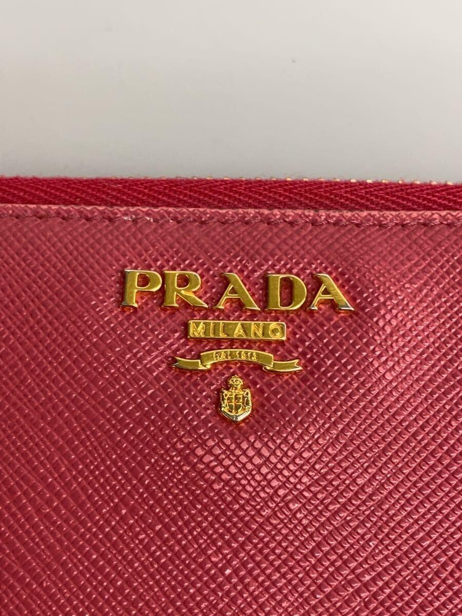 PRADA◆長財布/-/PNK/無地/レディース/1ML506_画像3