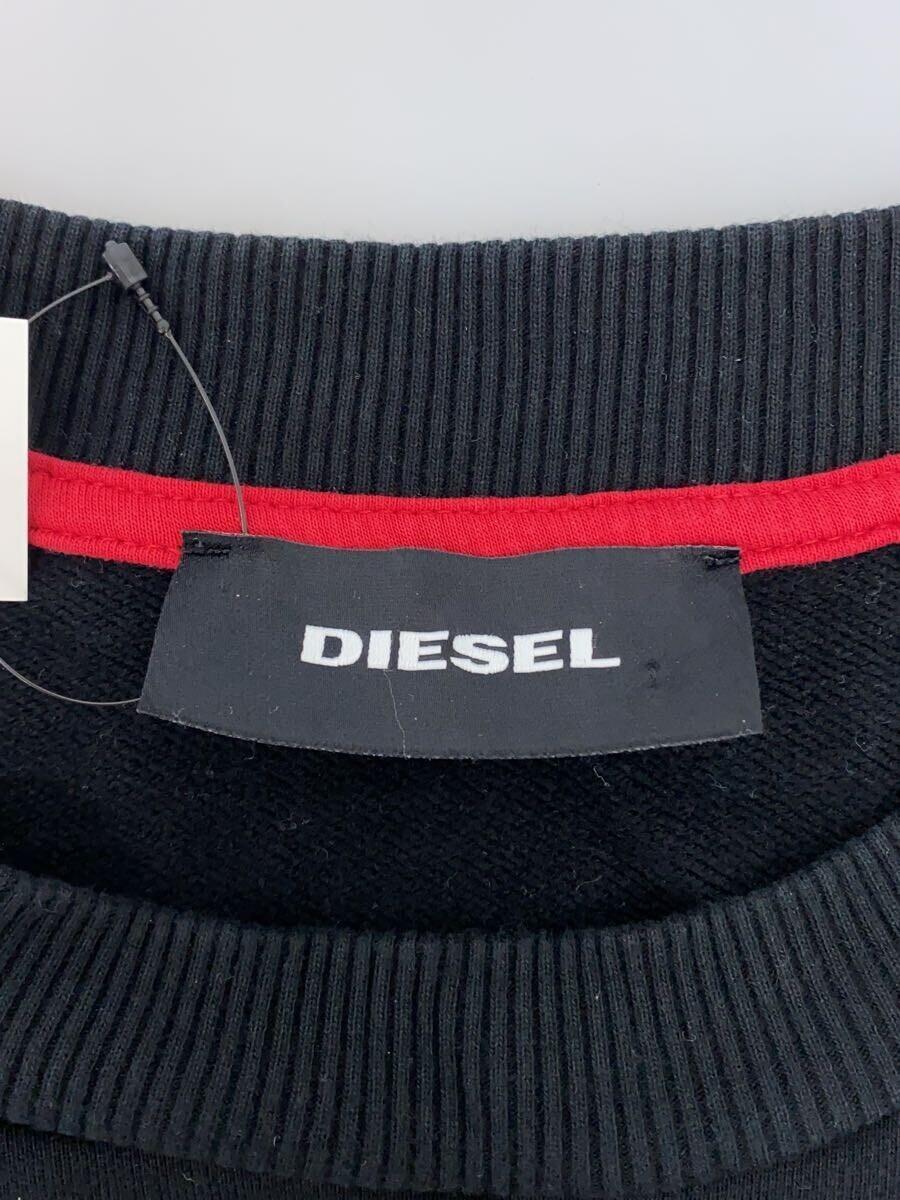 DIESEL◆スウェット/L/コットン/BLK_画像3