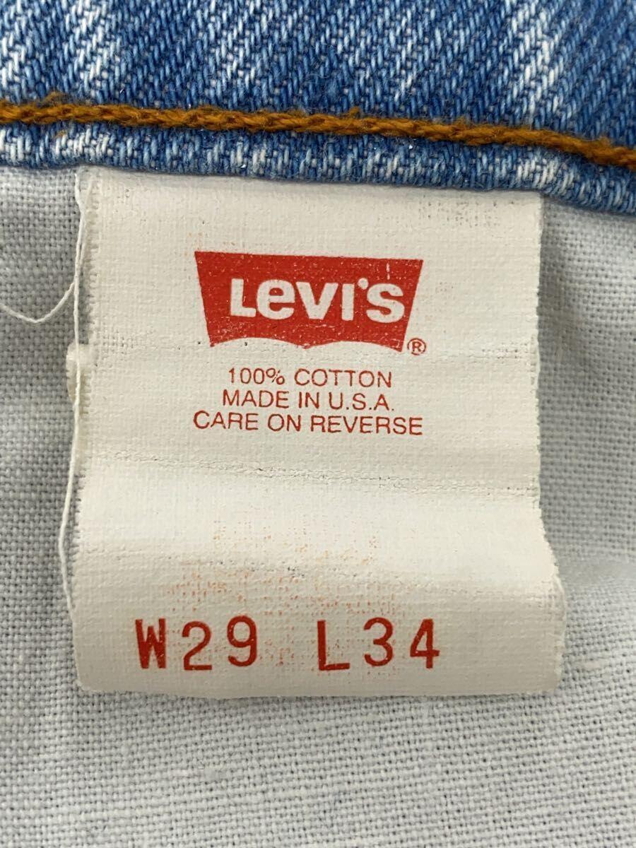 Levi’s◆ボトム/29/コットン/BLU/515/USA製/00515-7417_画像5