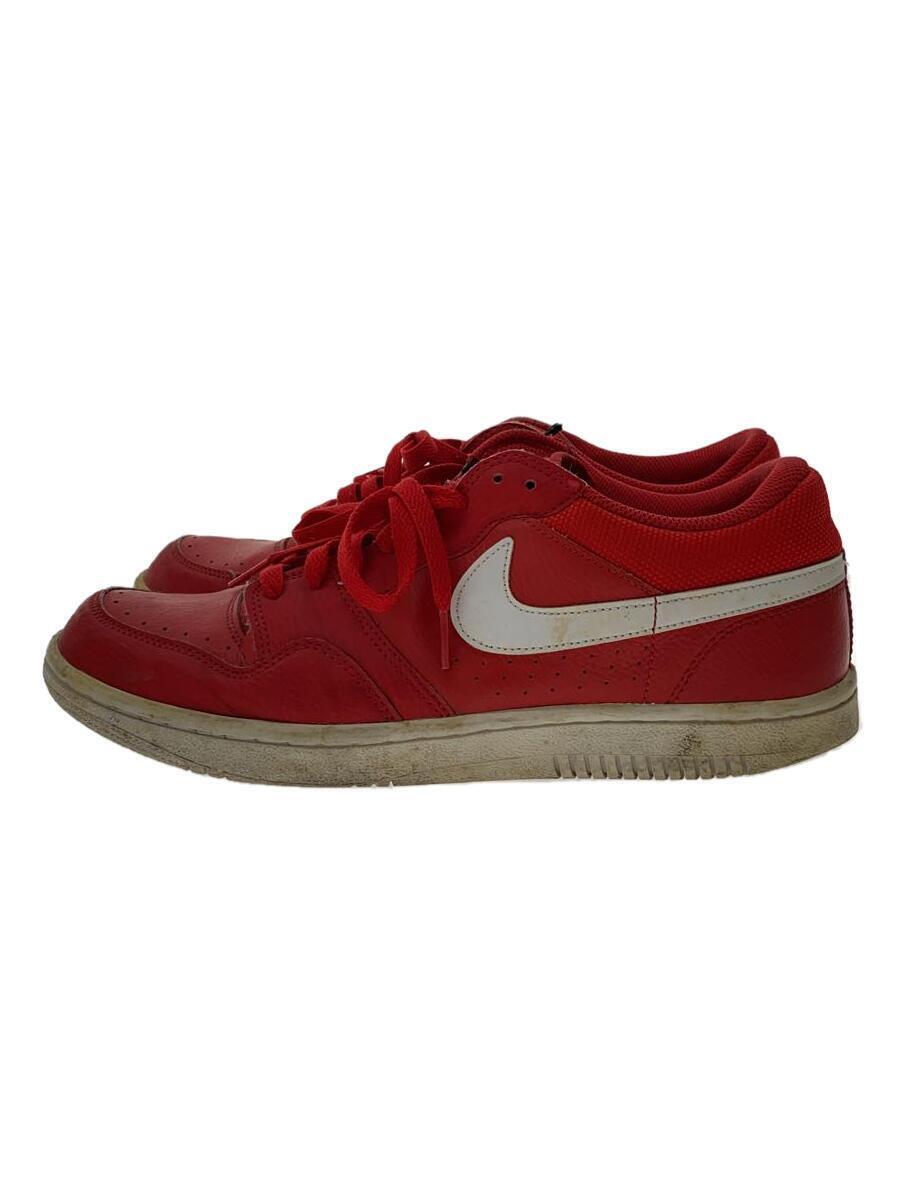 NIKE◆COURT FORCE LOW/コートフォースロー/レッド/313561-614/28.5cm/RED/レザー_画像1