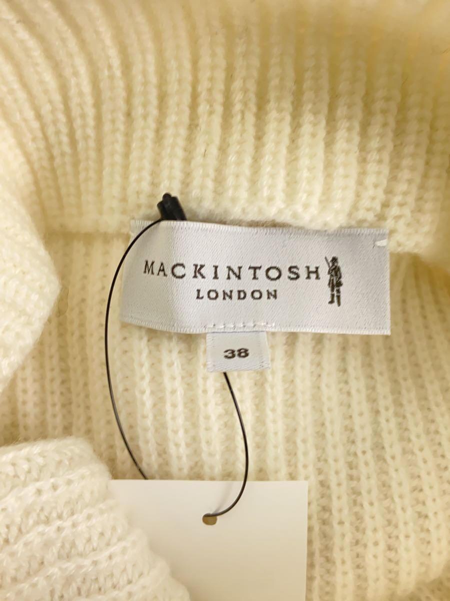 MACKINTOSH LONDON◆セーター(厚手)/38/ウール/WHT/無地/G5N31-215-02_画像3