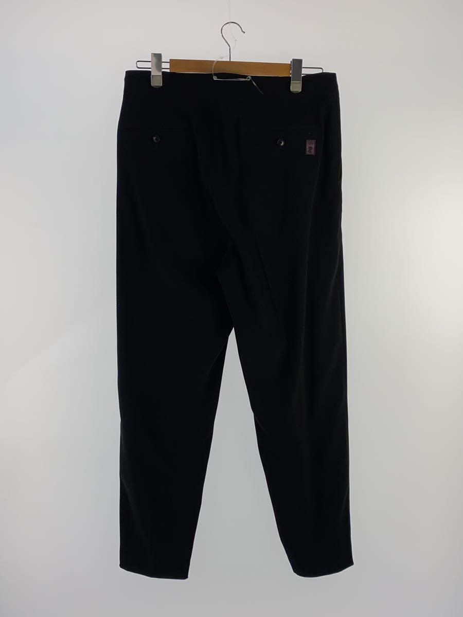 meagratia◆スラックスパンツ/4/ポリエステル/BLK/22223-0601/4 Tuck Trousers_画像2