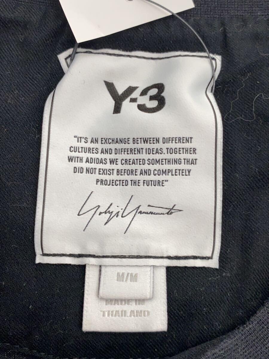 Y-3◆長袖Tシャツ/M/コットン/BLK/FN3361_画像3