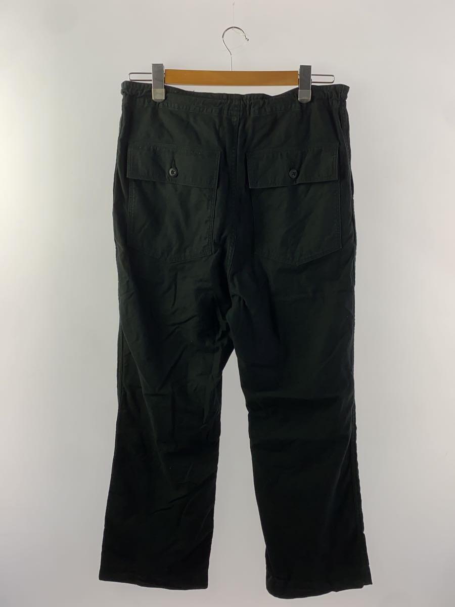 Needles◆ストレートパンツ/S/コットン/BLK/無地/KP193/String Fatigue Pant_画像2