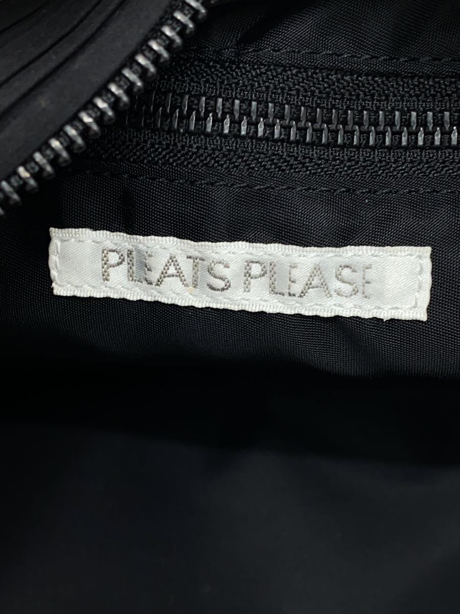 PLEATS PLEASE ISSEY MIYAKE◆ショルダーバッグ/ポリエステル/BLK/黒/BIAS PLEATS BAG/_画像5