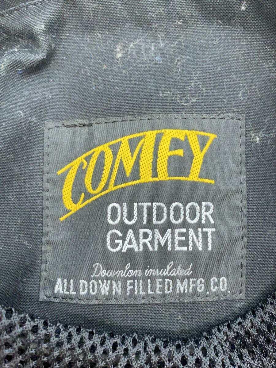 COMFY OUTDOOR GARMENT◆ベスト/L/ナイロン/BLK/CMF1902-V01J-FSの画像3