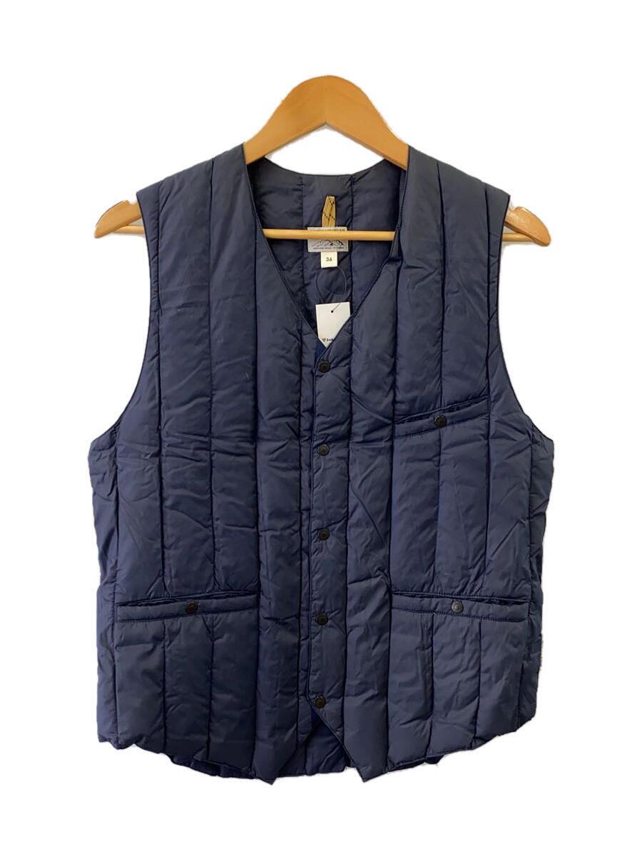 Rocky Mountain Featherbed*SIX MONTH DOWN VEST/36/ nylon /NVY/ plain /450-492-31/ tube NoEF-7651