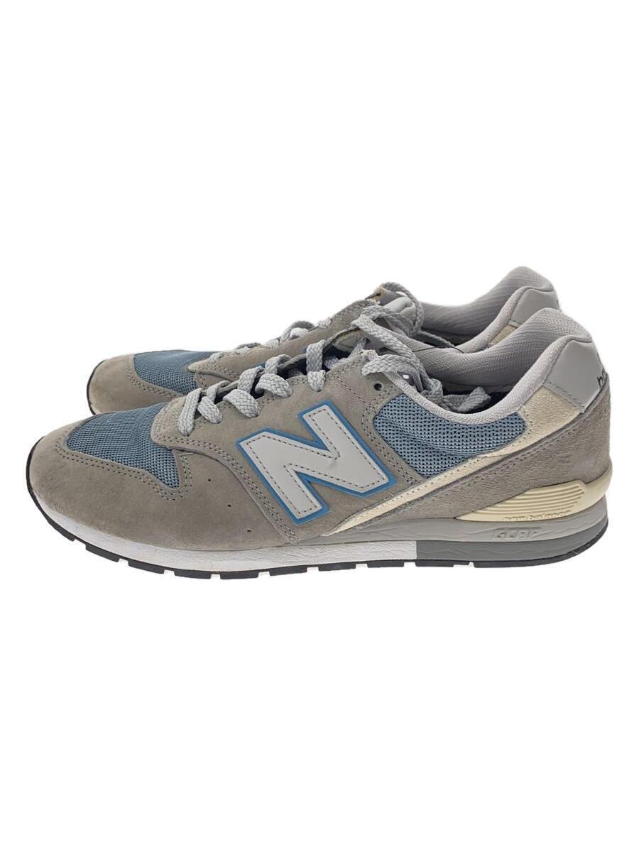 NEW BALANCE◆ローカットスニーカー/26.5cm/GRY/スウェード/CM996CB2/CM996/Light Grey_画像1