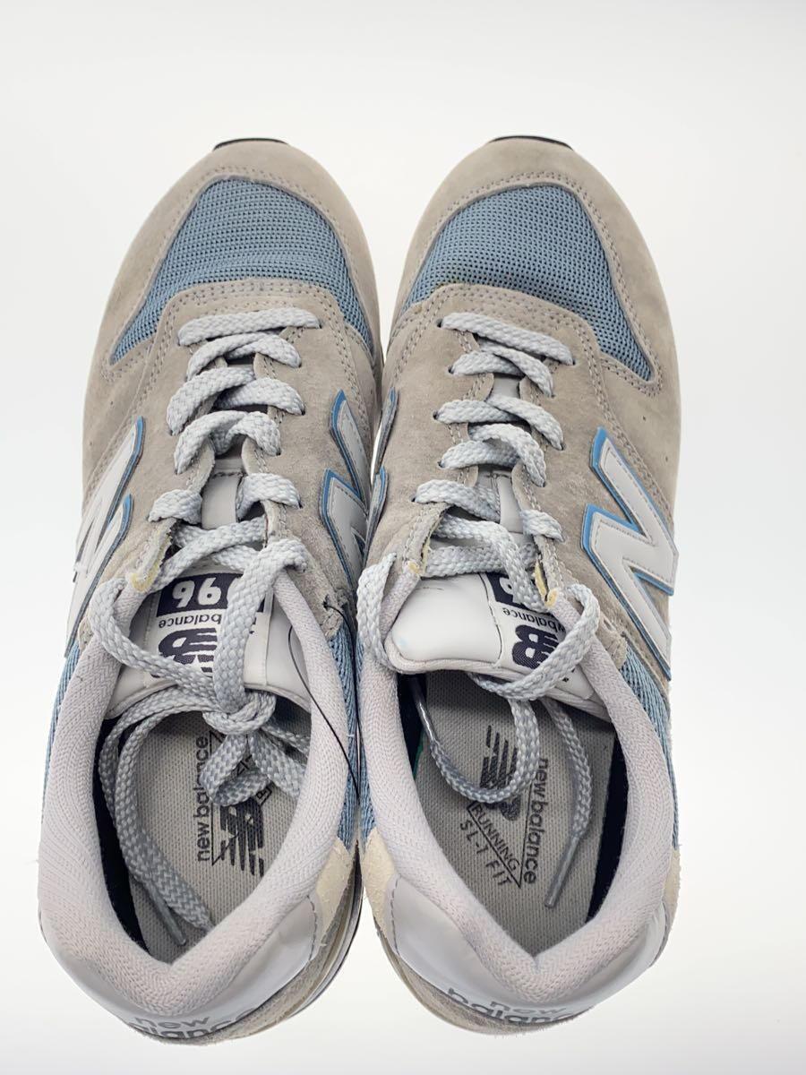 NEW BALANCE◆ローカットスニーカー/26.5cm/GRY/スウェード/CM996CB2/CM996/Light Grey_画像3