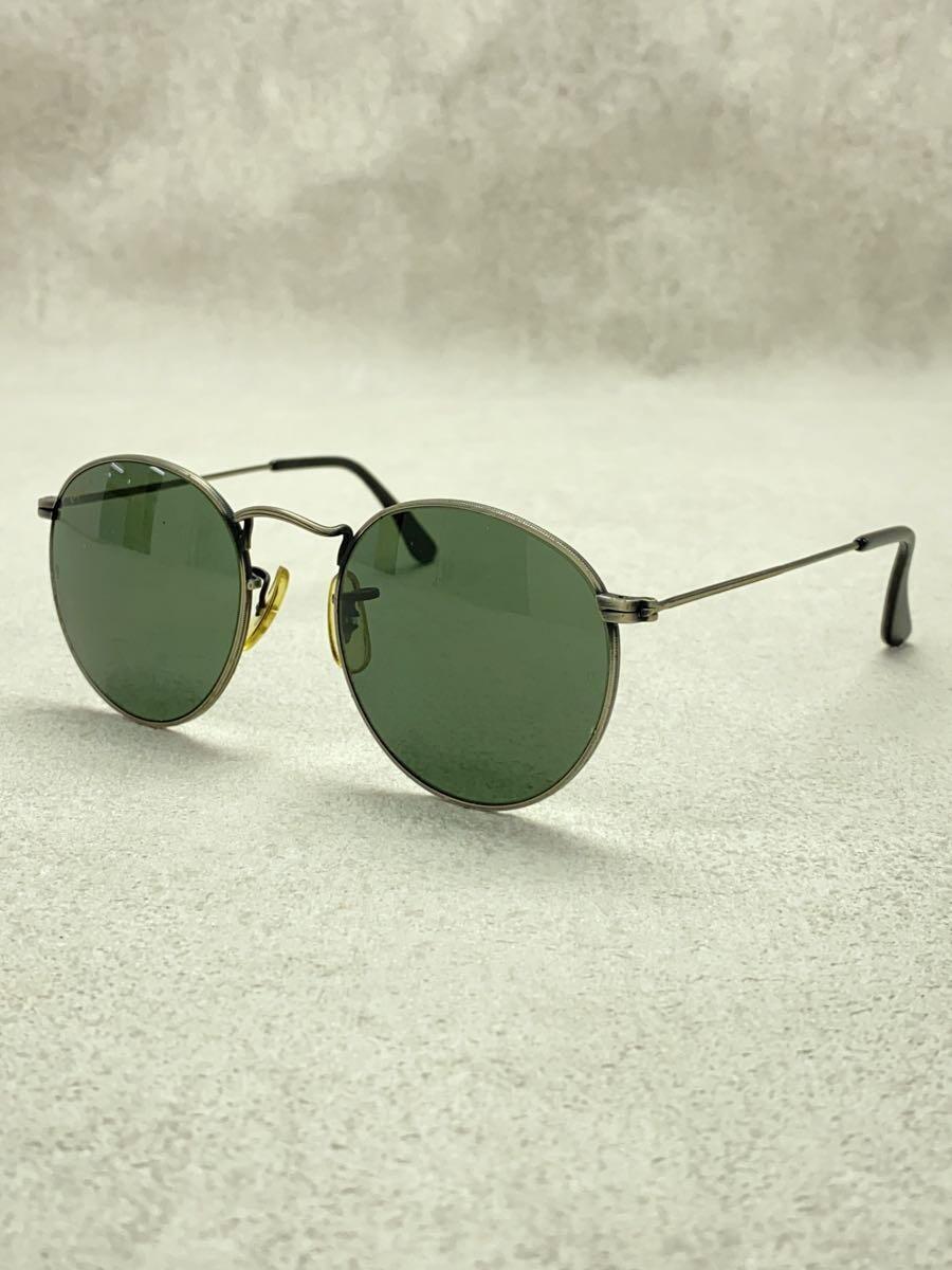 Ray-Ban◆レイバン/サングラス/メタル/SLV/GRY/錆・ゆがみ・傷有_画像2