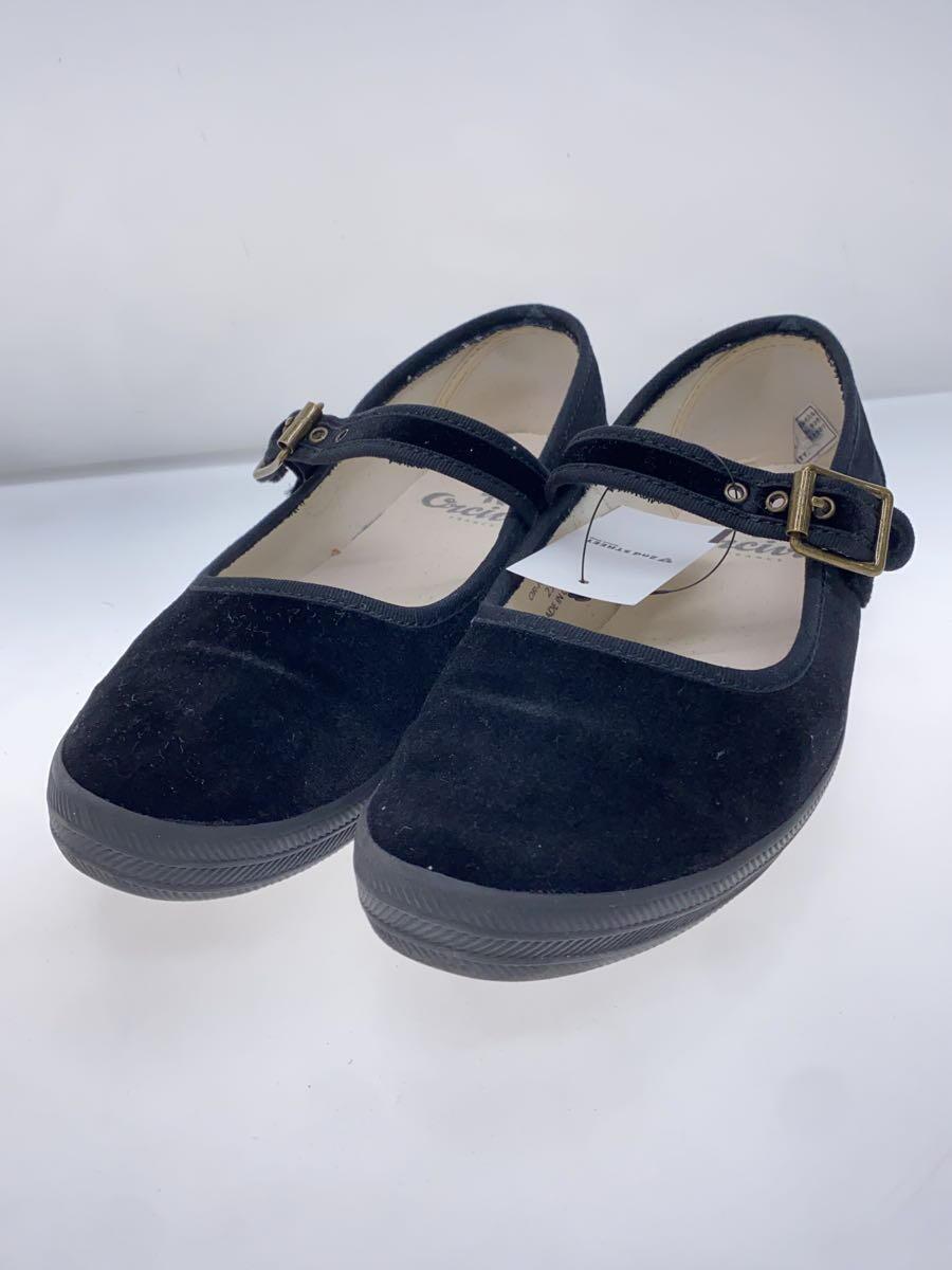 ORCIVAL◆使用感有/strap shoes/ベルベットストラップシューズ/23cm/BLK/OR-H0136_画像2