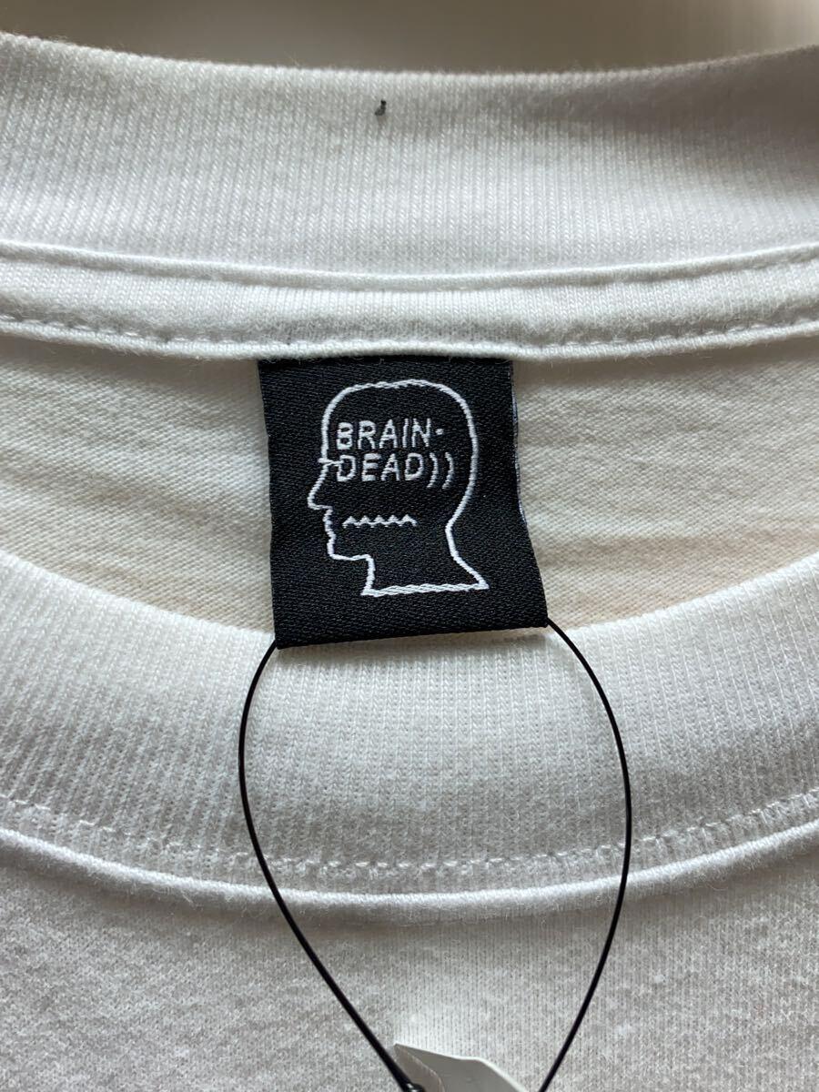Brain Dead◆Tシャツ/M/コットン/WHT_画像3