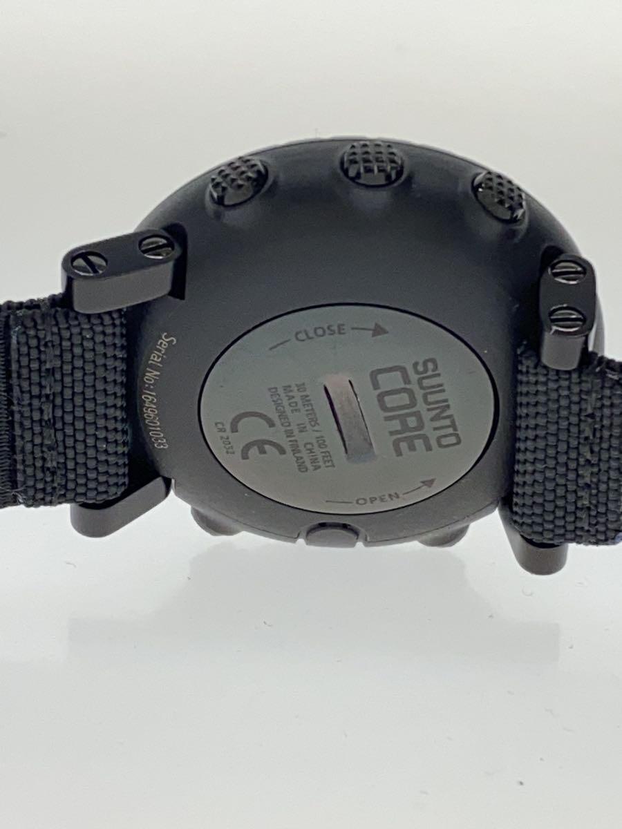 SUUNTO◆クォーツ腕時計/デジタル/-/BLK/WHT/CR2032_画像3