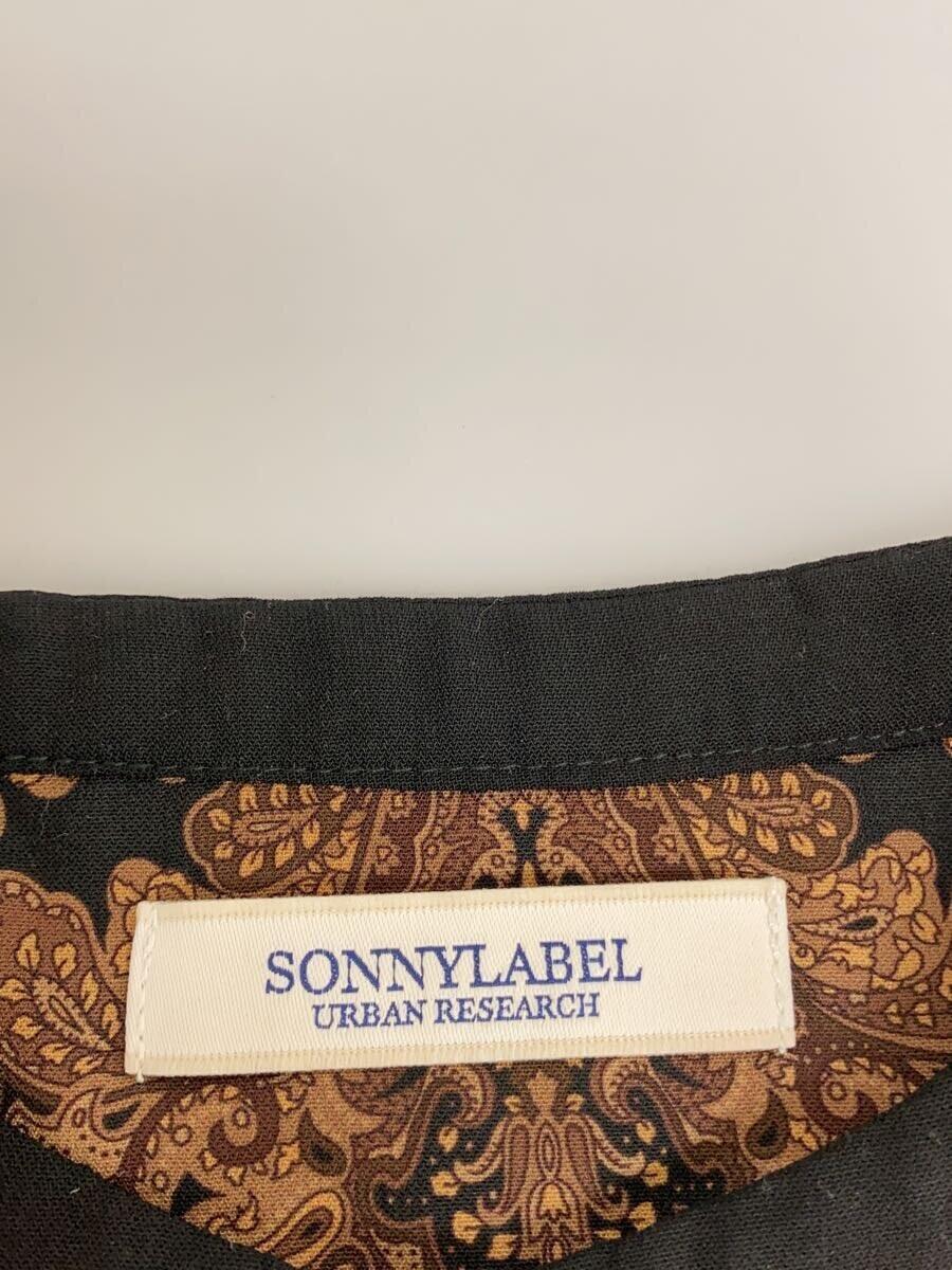 URBAN RESEARCH Sonny Label◆長袖ワンピース/-/-/BRW/総柄_画像3