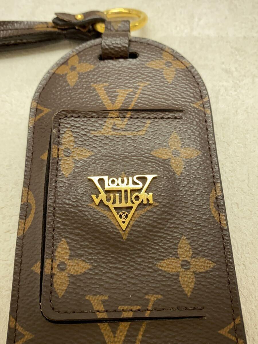 LOUIS VUITTON◆ポルト・カルト・シェイディ_モノグラム・キャンバス_BRW/PVC/BRW/メンズ_画像3