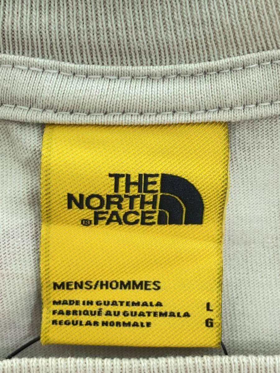 THE NORTH FACE◆Tシャツ/L/コットン/GRY/総柄/SMU-FA19-12208_画像3