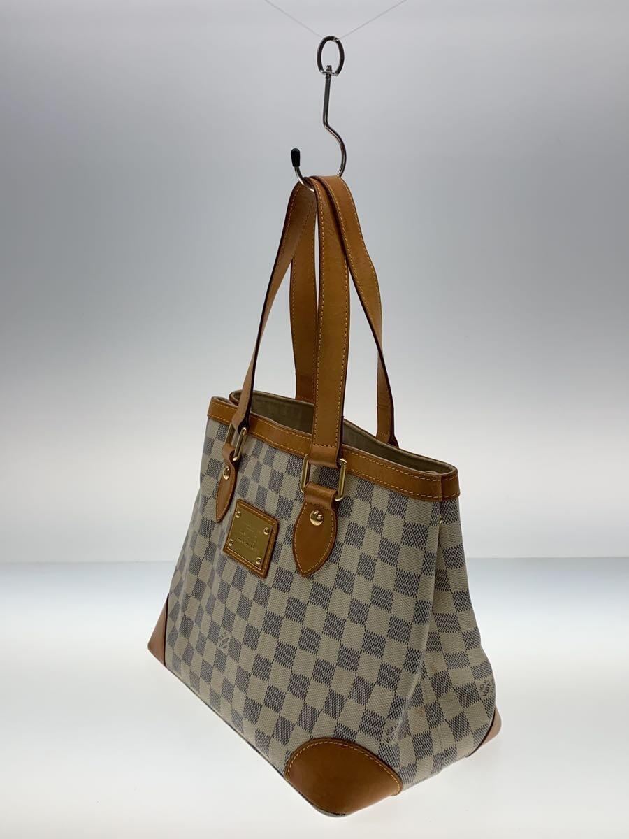 LOUIS VUITTON◆ハムステッドPM_ダミエ・アズール_WHT/PVC/WHT_画像2