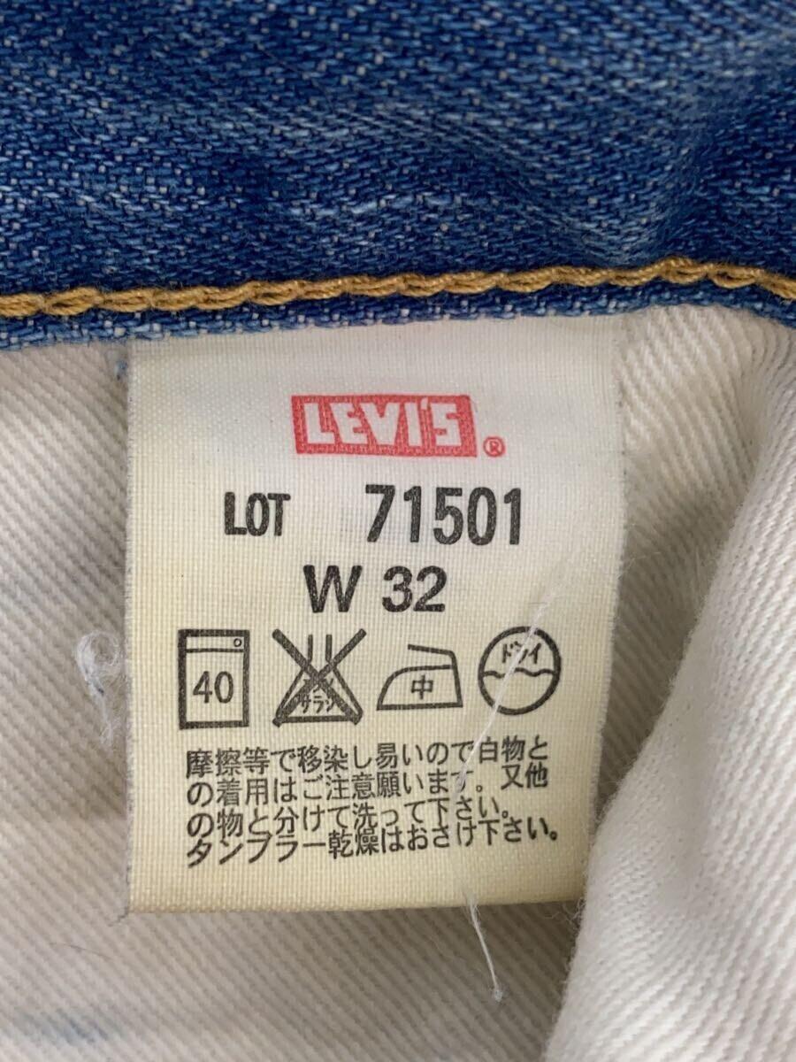 Levi’s Vintage Clothing◆ストレートパンツ/32/コットン/BLU/無地/71501_画像5