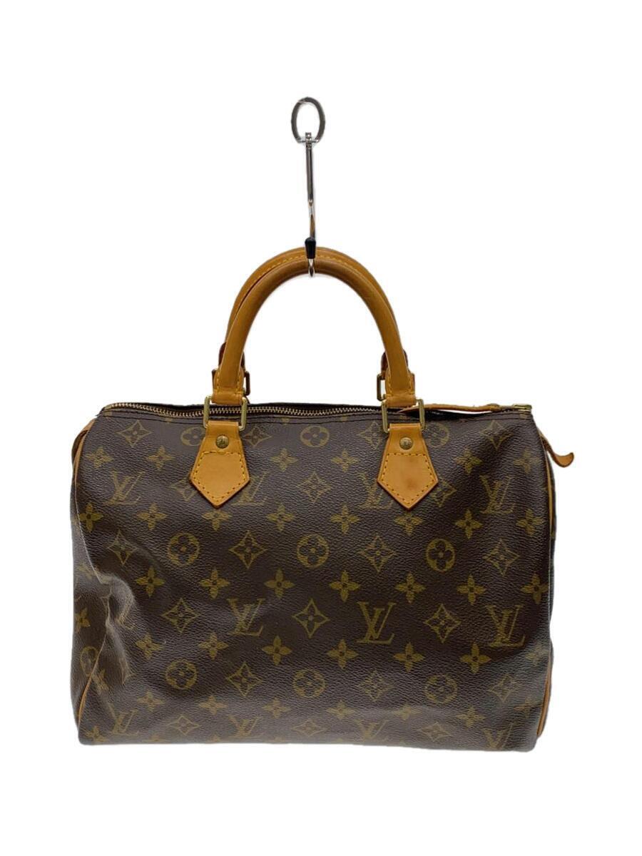 LOUIS VUITTON◆1)スピーディ30_モノグラム・キャンバス_BRW/PVC/BRW_画像1